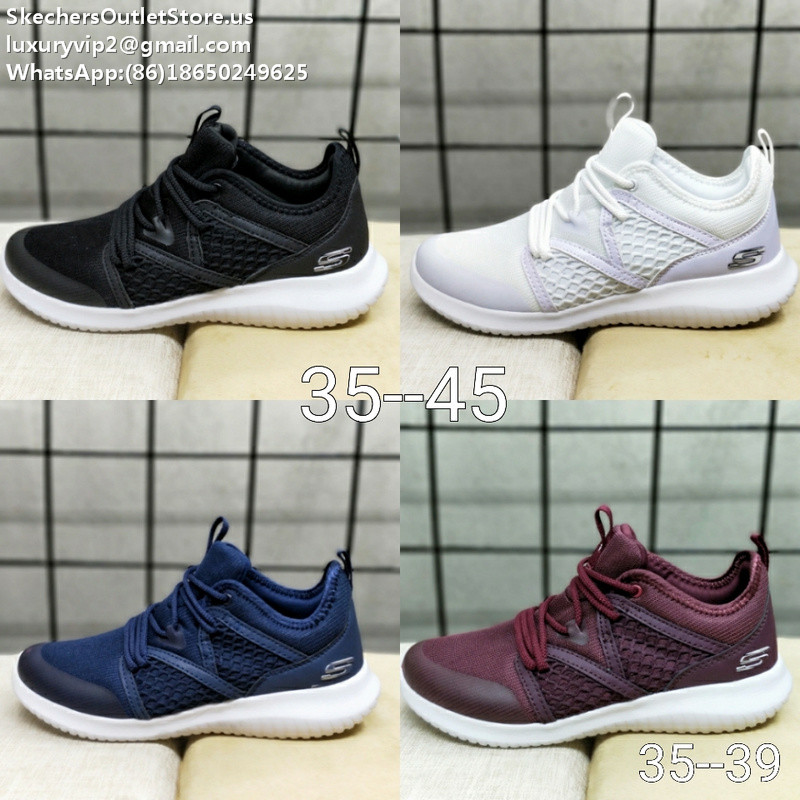 Skechers ULTRA FLEX Unisex Running Shoes Grey/Blue/White/Burgundy 35-45